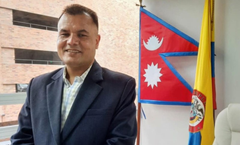 एनआरएनए कोलम्बियाको अध्यक्षमा मैनाली निर्वाचित