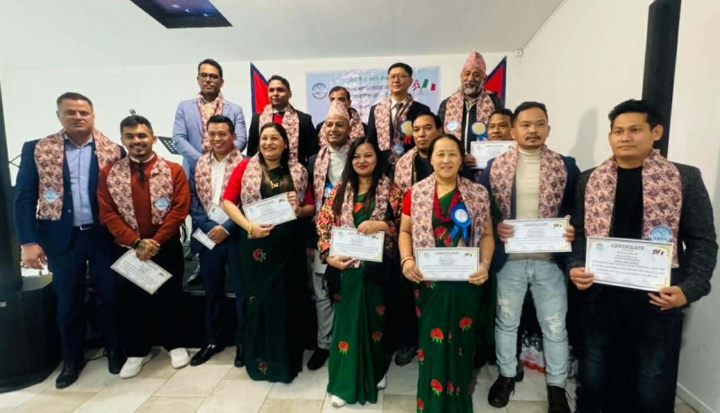 एनआरएनए इटालीको अध्यक्षमा अशोक उप्रेति